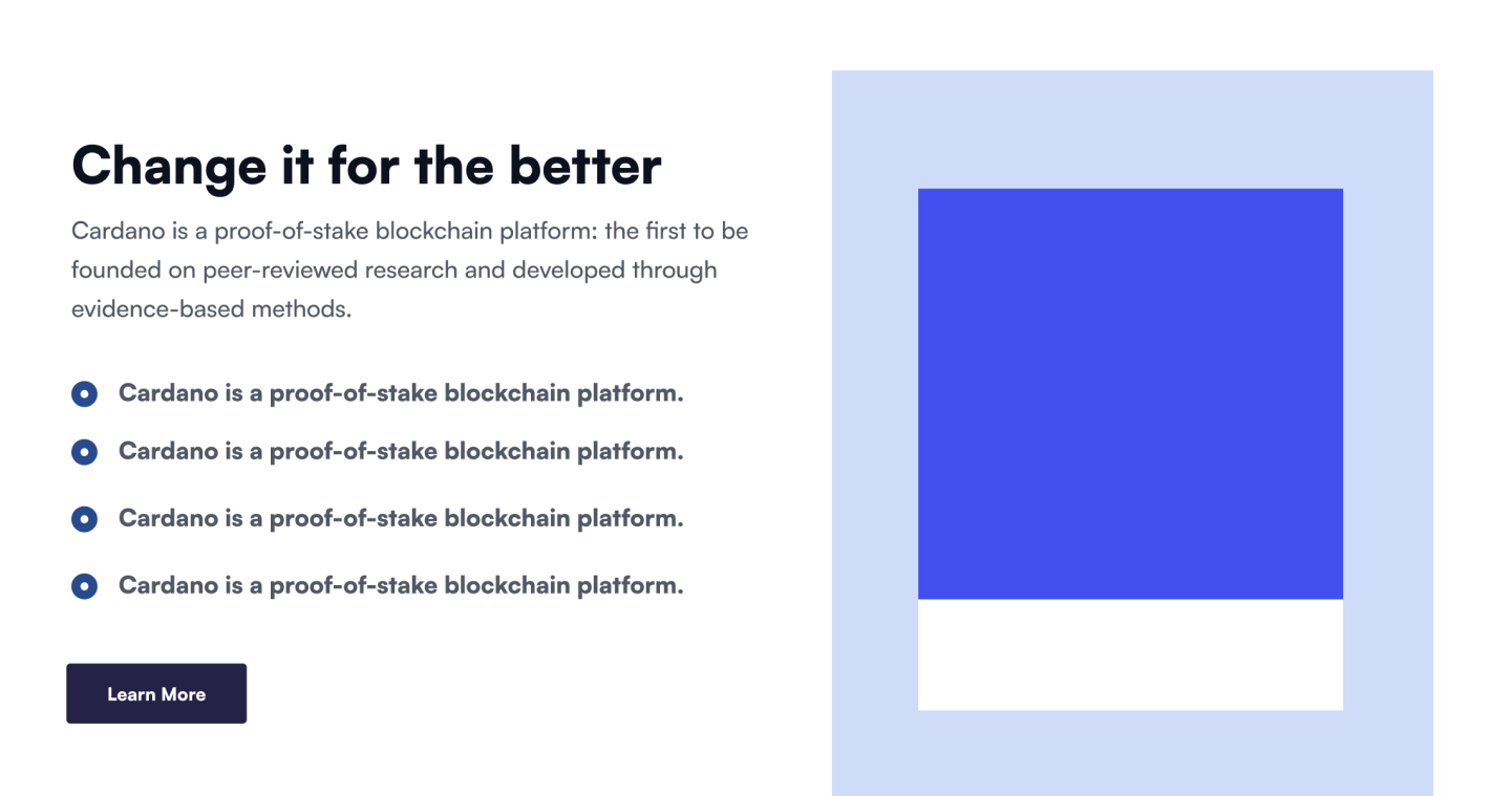 Cardano redesign