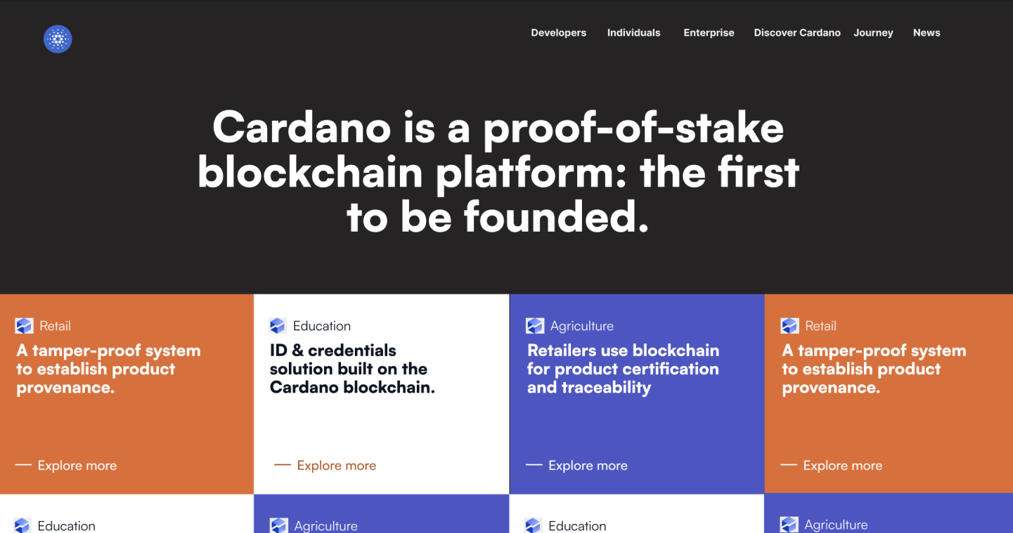 Cardano redesign